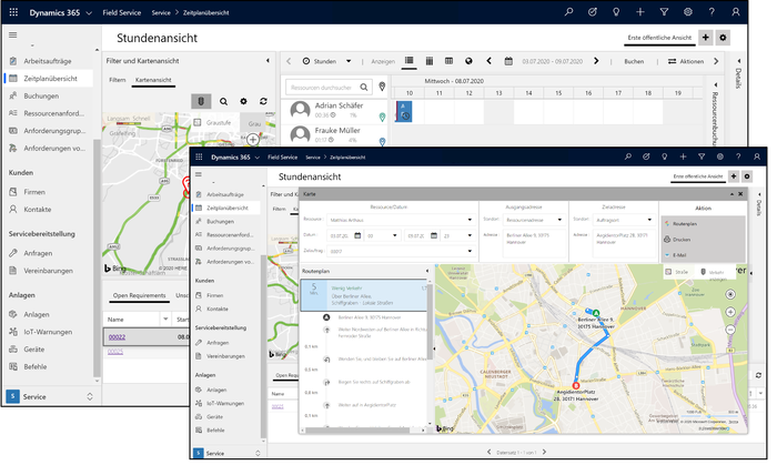 Microsoft_Dynamics_365_Field_Service_Demo_System_Routenplanung-1