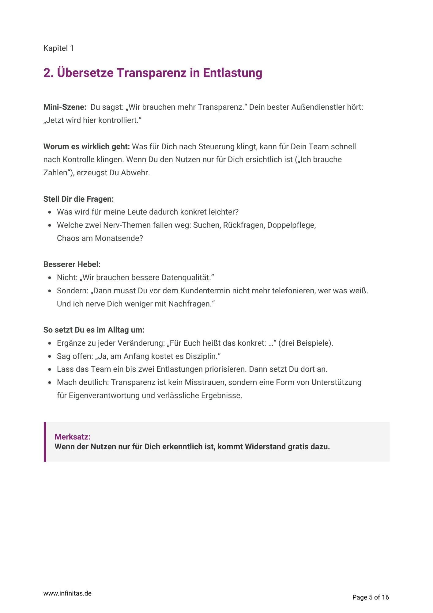 Praxishandbuch für Führung im Vertrieb