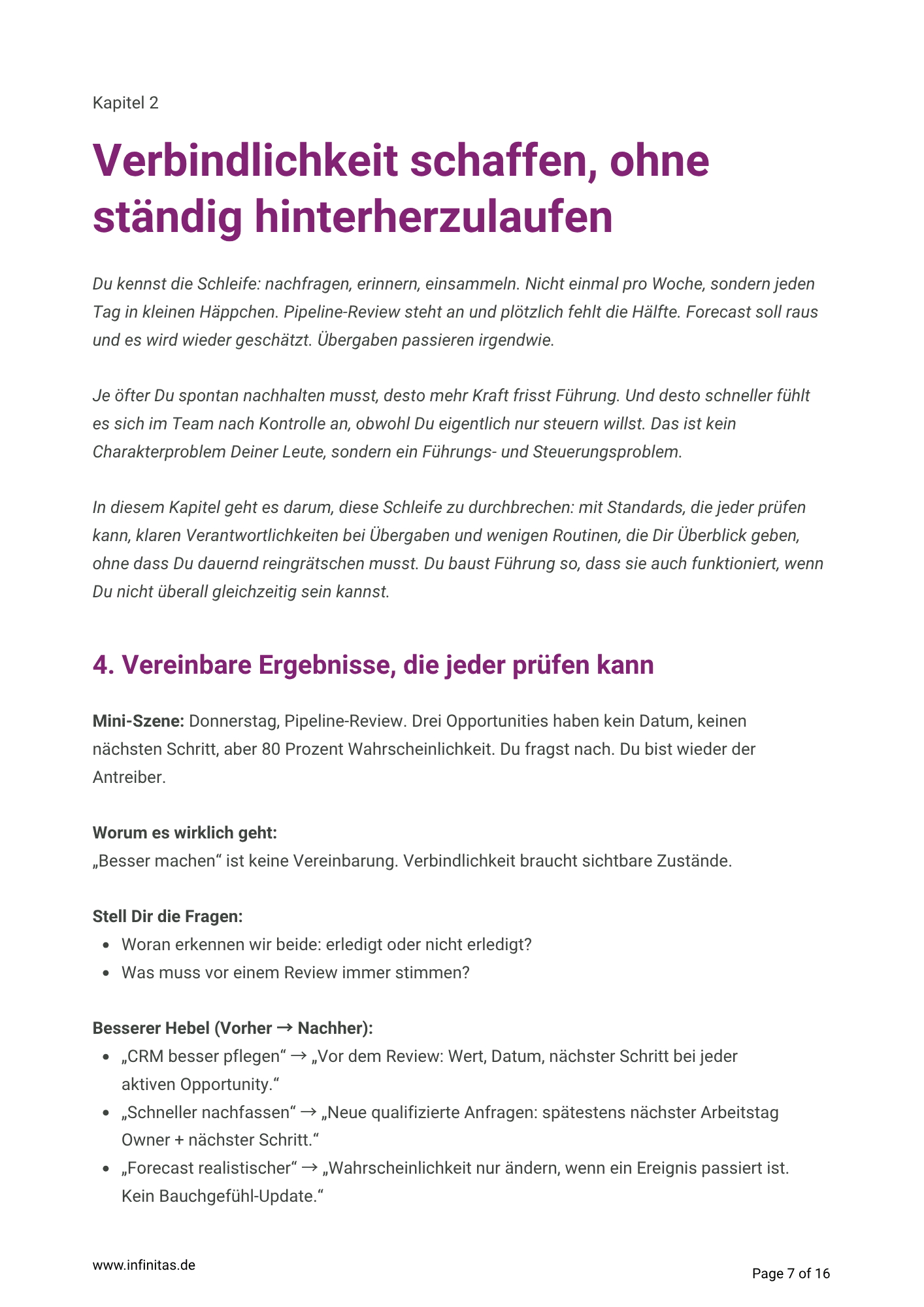 Praxishandbuch für Führung im Vertrieb