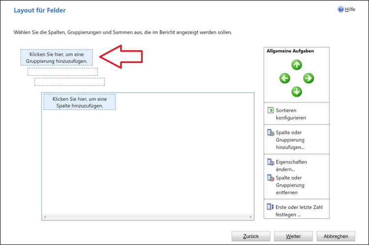 Wie Sie den Berichtsassistenten in Microsoft Dynamics 365 nutzen können.