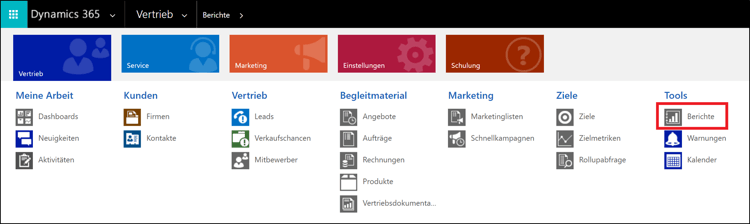 Wie Sie den Berichtsassistenten in Microsoft Dynamics 365 nutzen können.