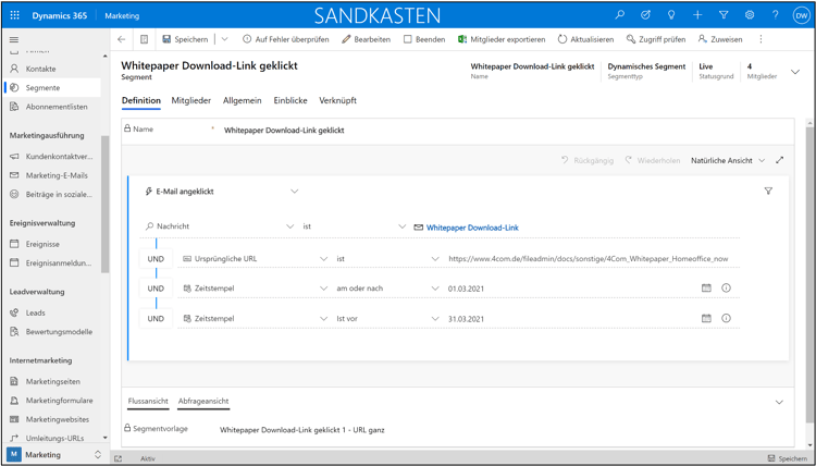 Automatisieren Sie Ihre Customer Journey mithilfe von Microsoft Dynamics 365 Marketing.