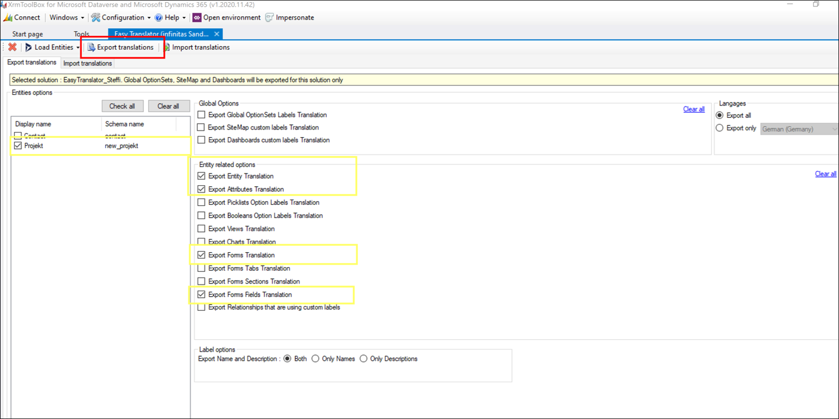 Übersetzung benutzerdefinierter Anpassungen in Microsoft Dynamics 365: Zwei unterschiedliche Wege, die zum Erfolg führen.