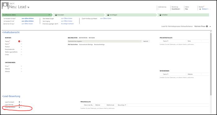 Leads in Microsoft Dynamics 365 automatisiert bewerten Leads in Microsoft Dynamics 365 automatisiert bewerten
