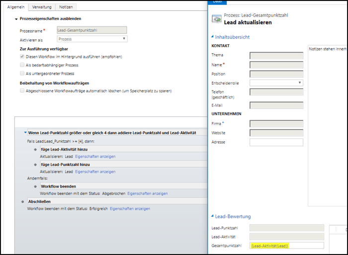 Leads in Microsoft Dynamics 365 automatisiert bewerten Leads in Microsoft Dynamics 365 automatisiert bewerten