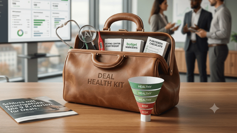 Deal Health & KI im Vertrieb: 9 Kriterien für verlässliche Deals