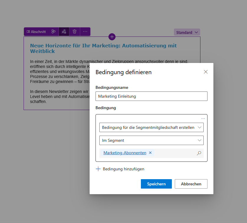 E-Mail_Bedindung_definieren