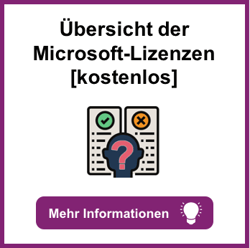 Microsoft Lizenzen Überblick