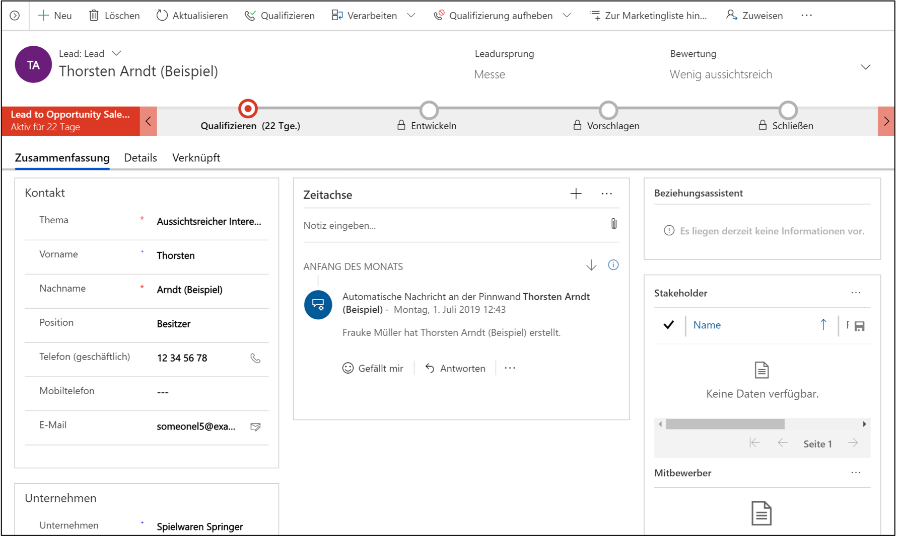 Microsoft Dynamics 365 for Sales: Das CRM-System für die digitale Transformation.