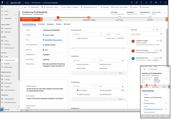 Microsoft_Dynamics_365_Demo_System_Verkaufschancen_Detail_1