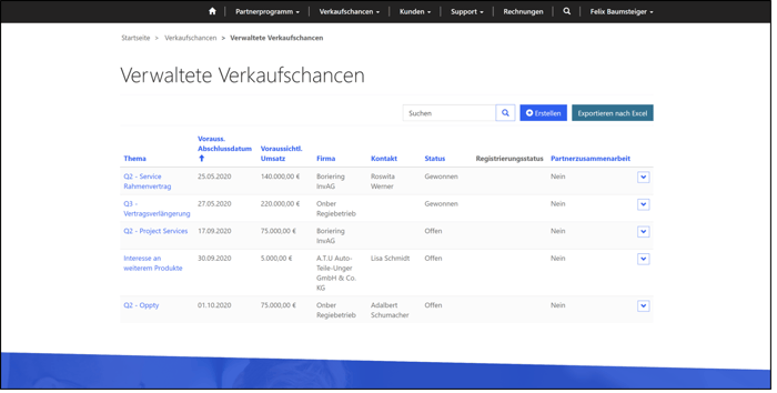 Microsoft_Power_Apps_Portals_Demo_System_Verkaufschancen